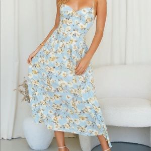 Hello Molly Corset Back Midi Dress